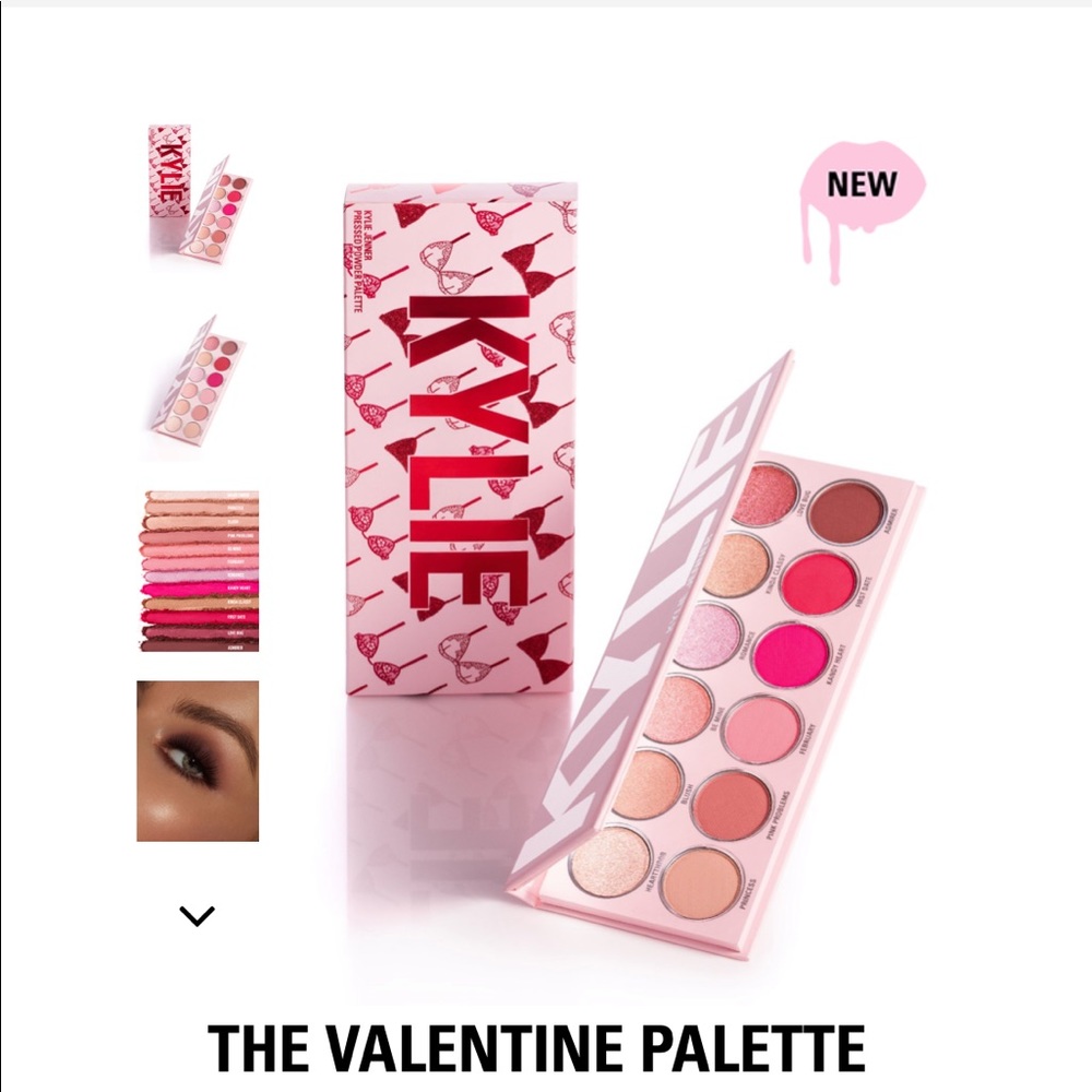 BNIB Kylie Cosmetics THE VALENTINE PALETTE